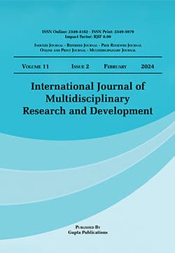 International Journal of Multidisciplinary Research and Development Subscription