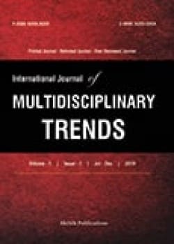 International Journal of Multidisciplinary Trends Subscription Coverpage